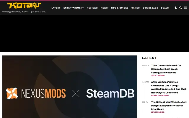 Screenshot of kotaku.it