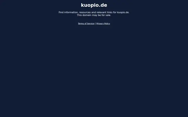 Screenshot of kuopio.de