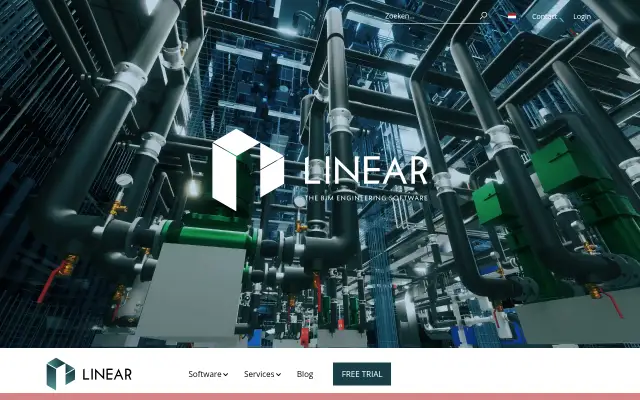 Screenshot of linear.nl