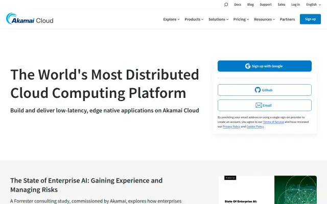 Screenshot of linode.org
