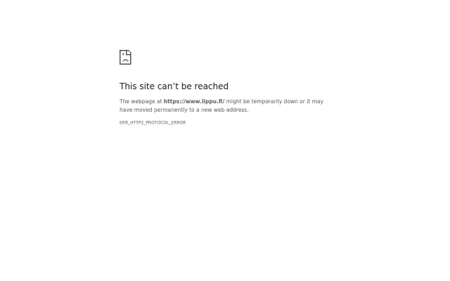 Screenshot of lippu.info
