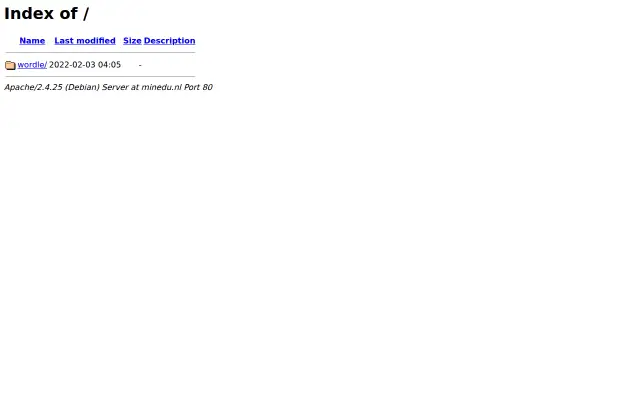 Screenshot of minedu.nl