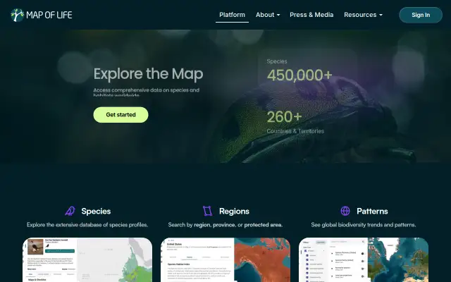 Screenshot of mol.org