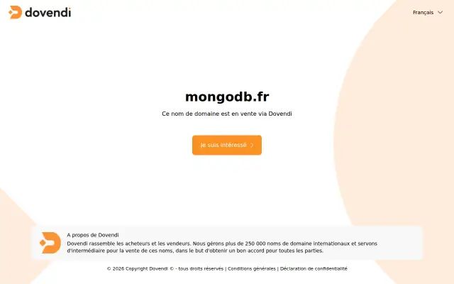 Screenshot of mongodb.fr
