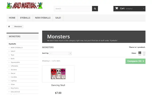 Screenshot of monster.biz