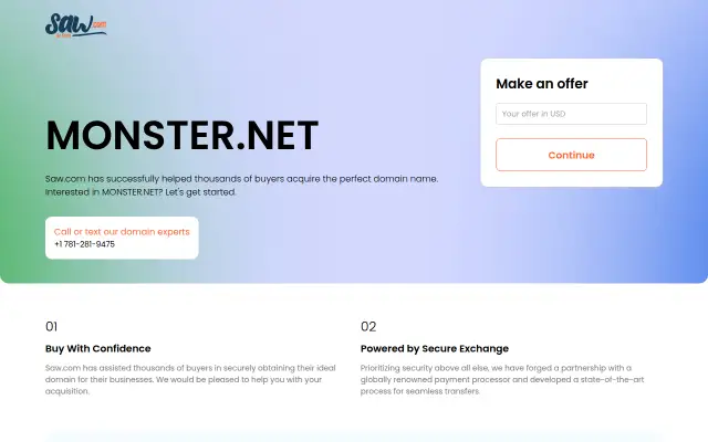 Screenshot of monster.net