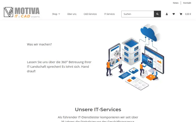 Screenshot of motiva.de