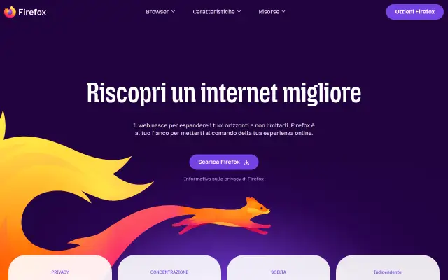 Screenshot of mozilla.it