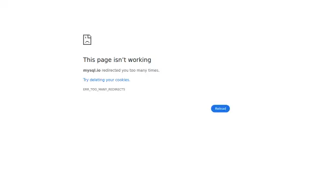 Screenshot of mysql.io