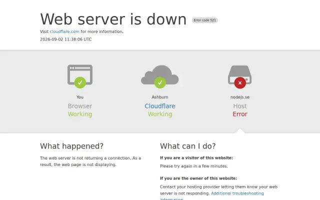 Screenshot of nodejs.se