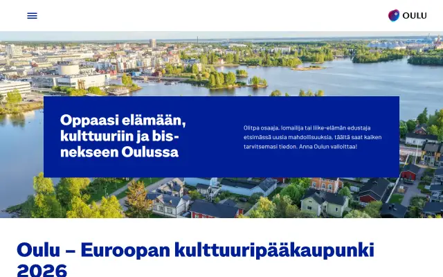 Screenshot of oulu.com