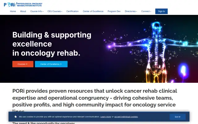 Screenshot of pori.org