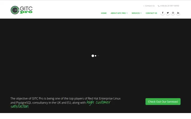 Screenshot of postgresql.co