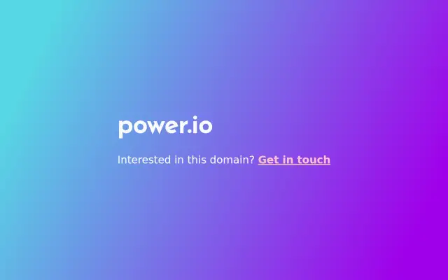 Screenshot of power.io