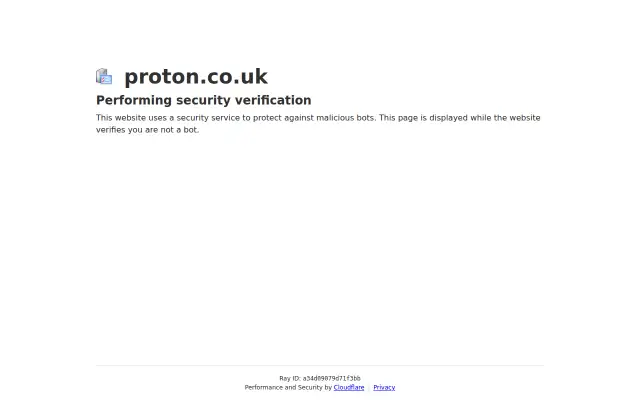 Screenshot of proton.co.uk