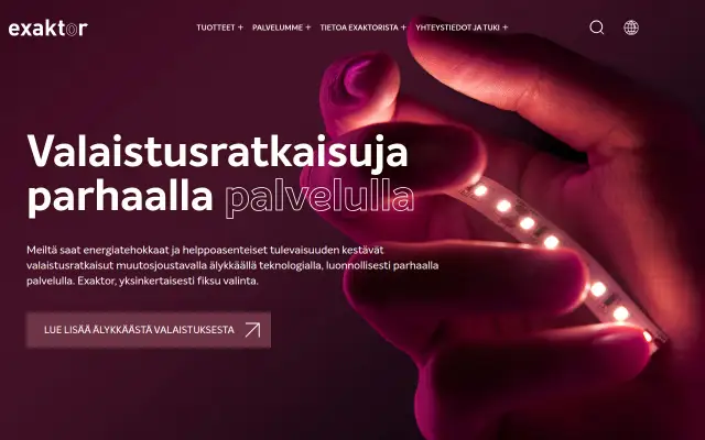 Screenshot of proton.fi