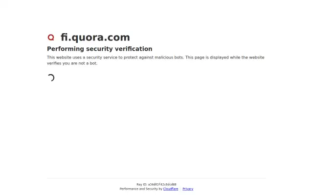Screenshot of quora.fi
