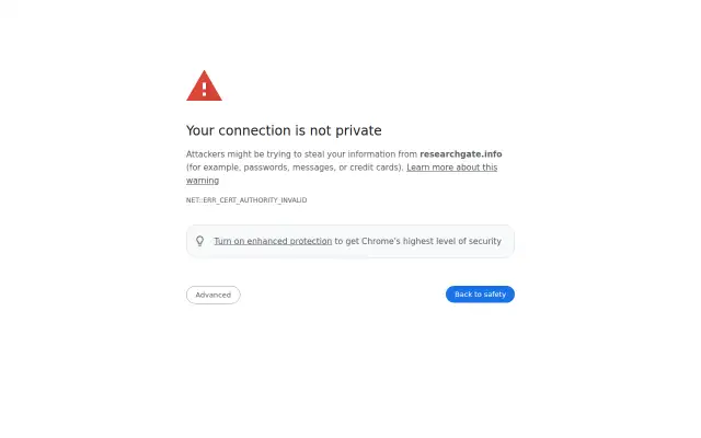 Screenshot of researchgate.info