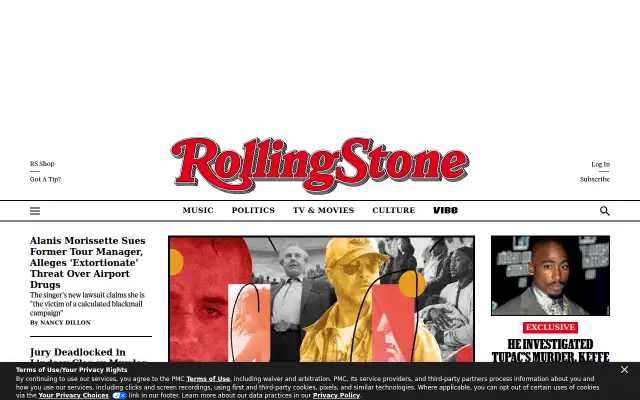 Screenshot of rollingstone.biz
