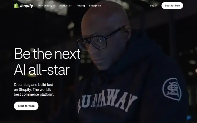 Screenshot of shopify.info