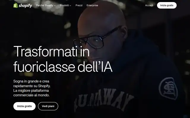 Screenshot of shopify.it