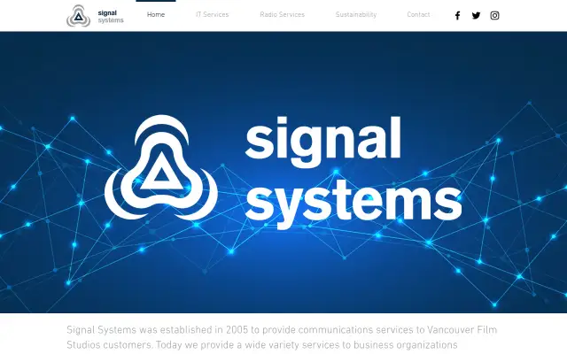 Screenshot of signal.ca