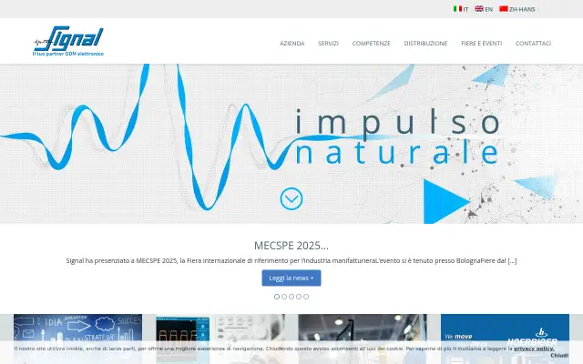Screenshot of signal.it
