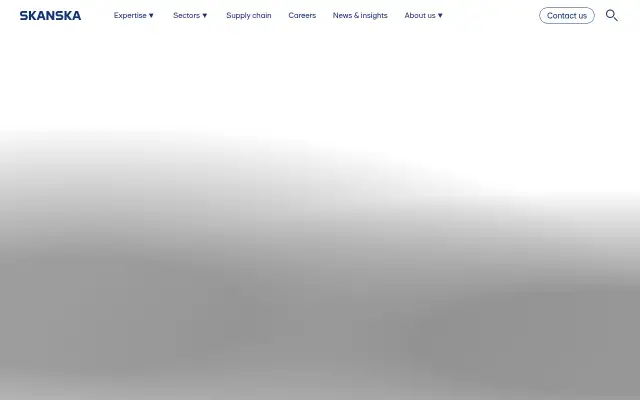 Screenshot of skanska.co.uk