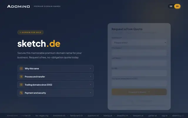Screenshot of sketch.de