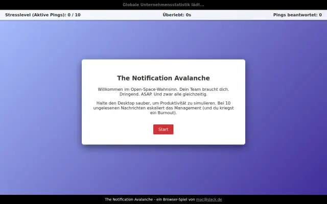 Screenshot of slack.de