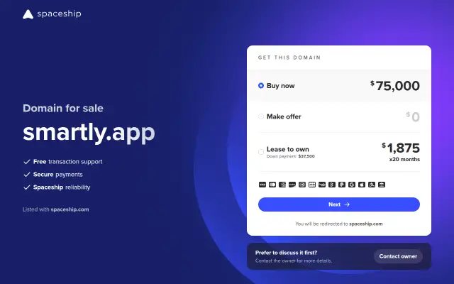 Screenshot of smartly.app