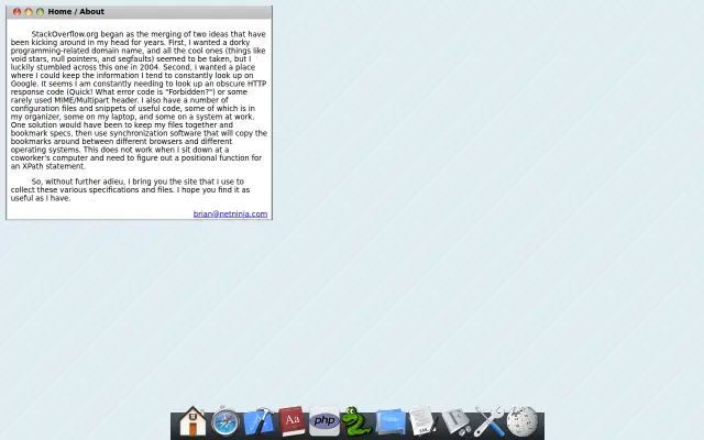 Screenshot of stackoverflow.org