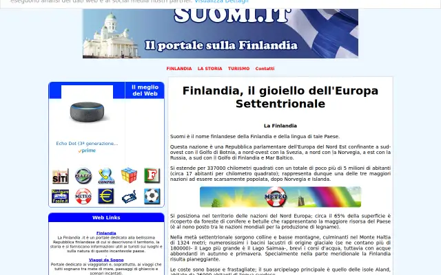 Screenshot of suomi.it