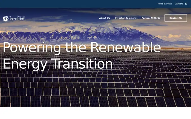 Screenshot of terraform.com