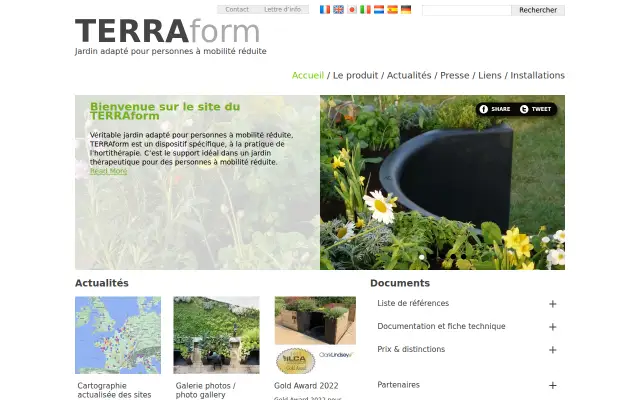 Screenshot of terraform.fr