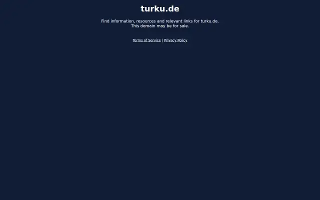 Screenshot of turku.de