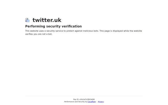 Screenshot of twitter.uk