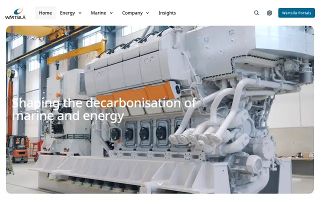 Screenshot of wartsila.me