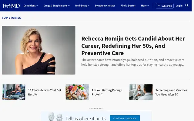 Screenshot of webmd.ca