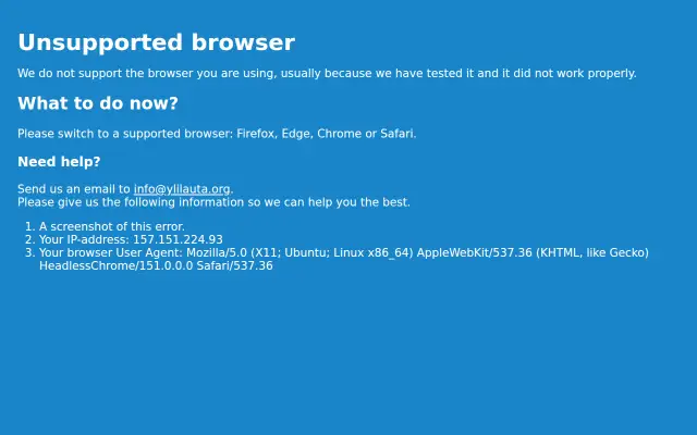 Screenshot of ylilauta.com