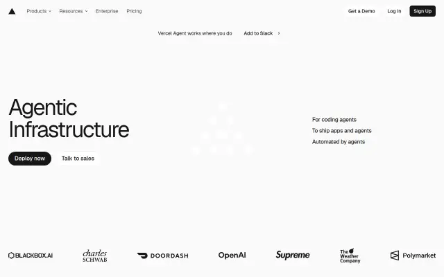 Screenshot of zeit.co